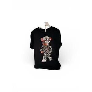 Preowned Streetwear Bear Cyborg Graphic Tee – Black | Size Medium